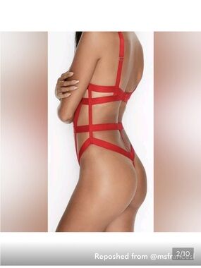 Victoria Secret Red Bondage/Bandage Band dress Small